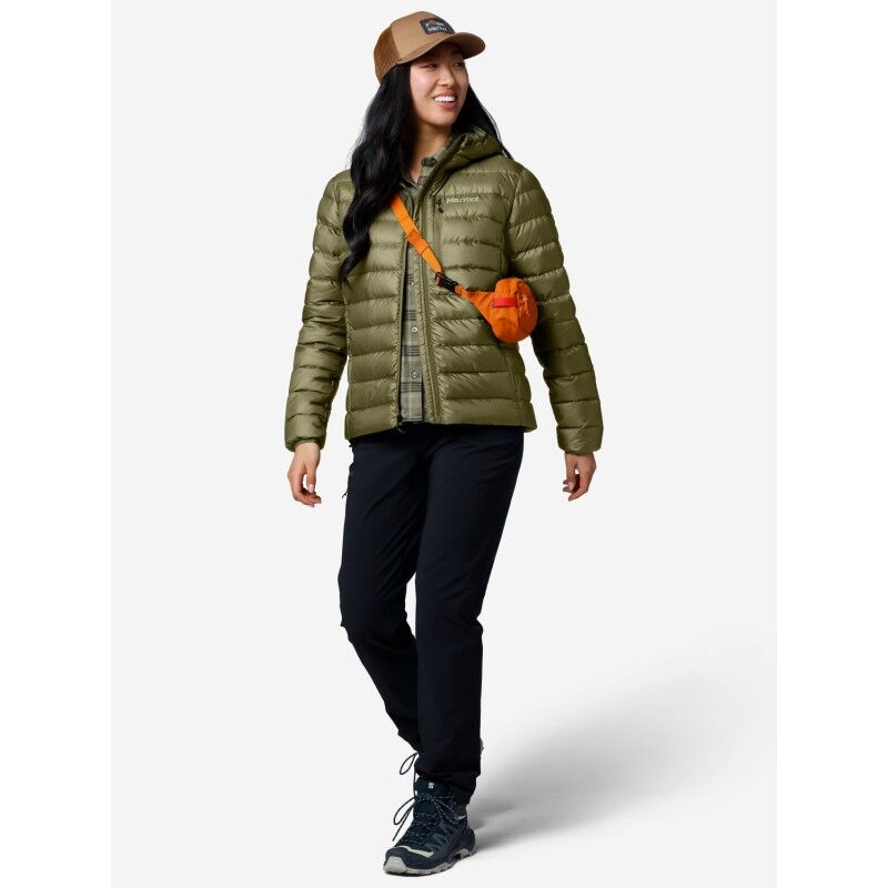Marmot Highlander Hoody - Donsjack - Dames | Hardloop