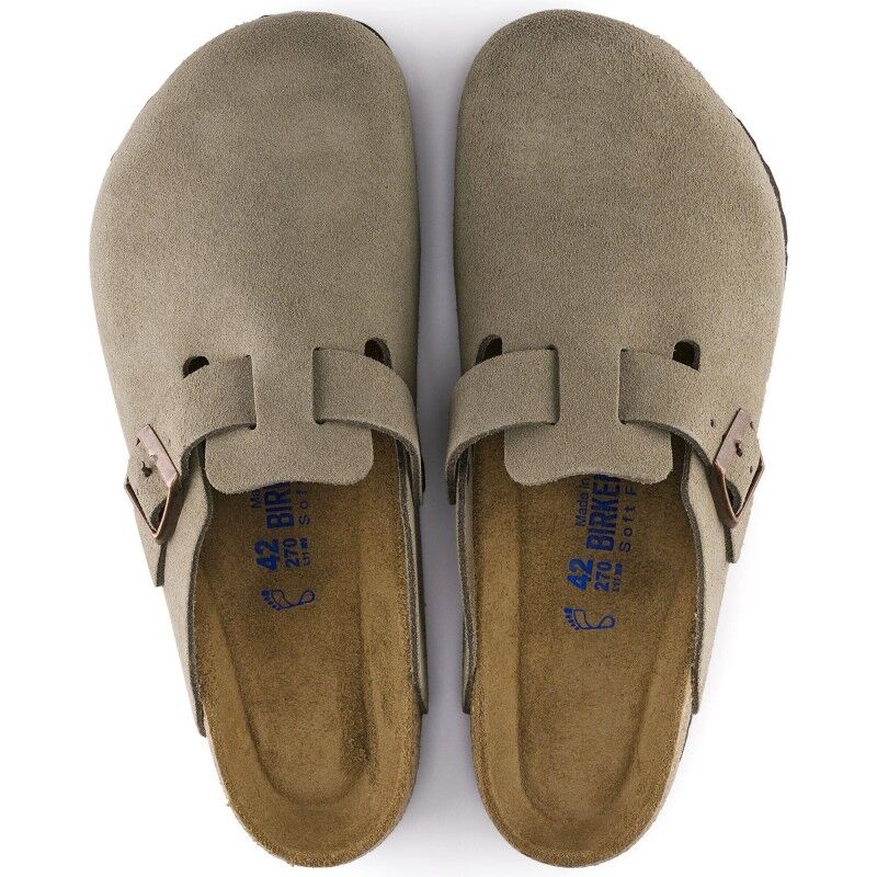 Birkenstock Boston SFB Suede Leather - Sabots | Hardloop