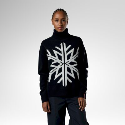 Patterned Turtle Neck Sweater - Pullover - Naiset