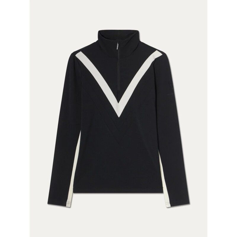 Voss Chevron Zip Up - Merino jumper - Women's