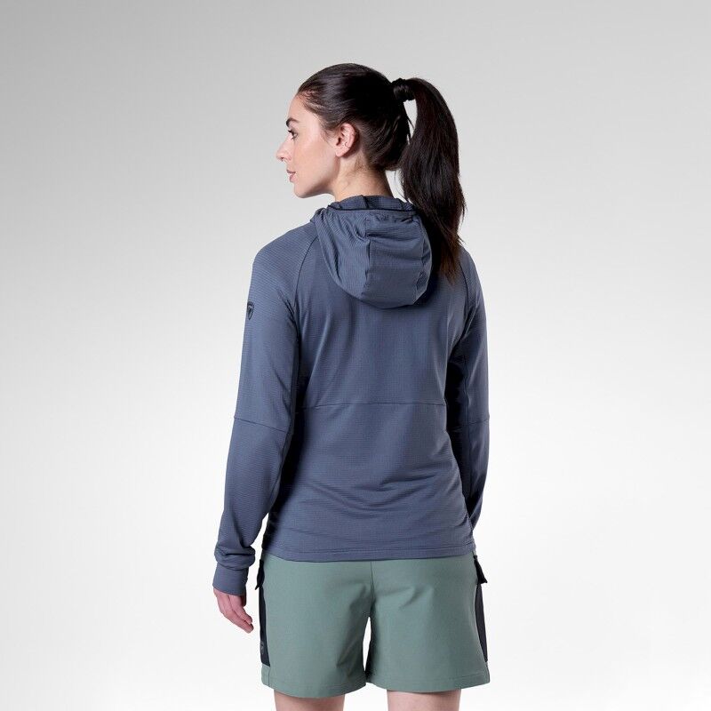 Rossignol Textured Hoodie Mid Layer - Bluza polarowa damska | Hardloop