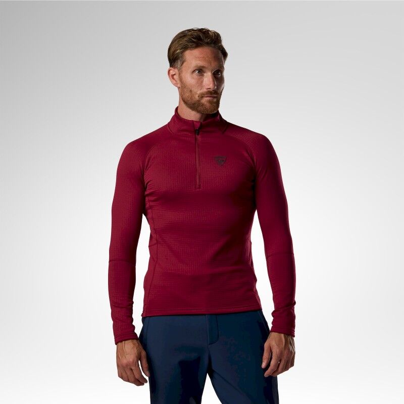 Rossignol Blackside Fleece HZ - Fleecejakke - Herrer | Hardloop