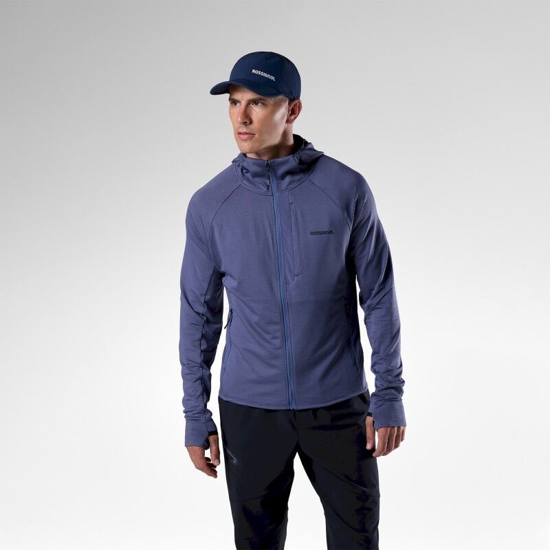 Rossignol Textured Hoodie Mid Layer - Polaire homme | Hardloop