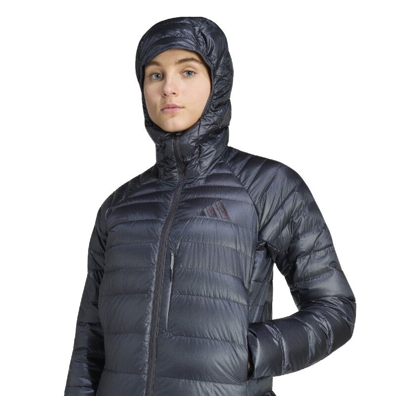 adidas Terrex Xperior Pro CLIMAWARM+ Down Hooded Jacket - Synthetic jacket - Women's | Hardloop