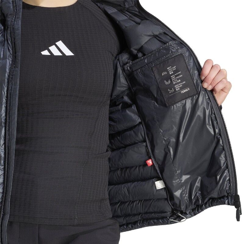 adidas Terrex Xperior Pro CLIMAWARM+ Down Hooded Jacket - Tekokuitutakki - Naiset | Hardloop