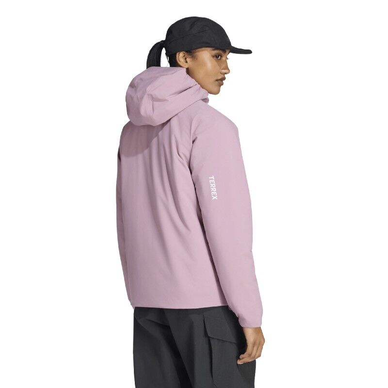 adidas Terrex Multi Essentials CLIMAPROOF Insulated Hooded Jacket - Regenjacke - Damen | Hardloop
