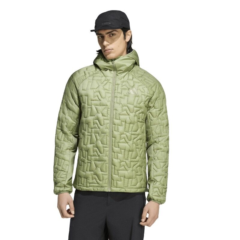adidas Terrex Xperior PRIMALOFT Loose Fill Insulated Hooded Jacket - Syntetjacka - Herr | Hardloop