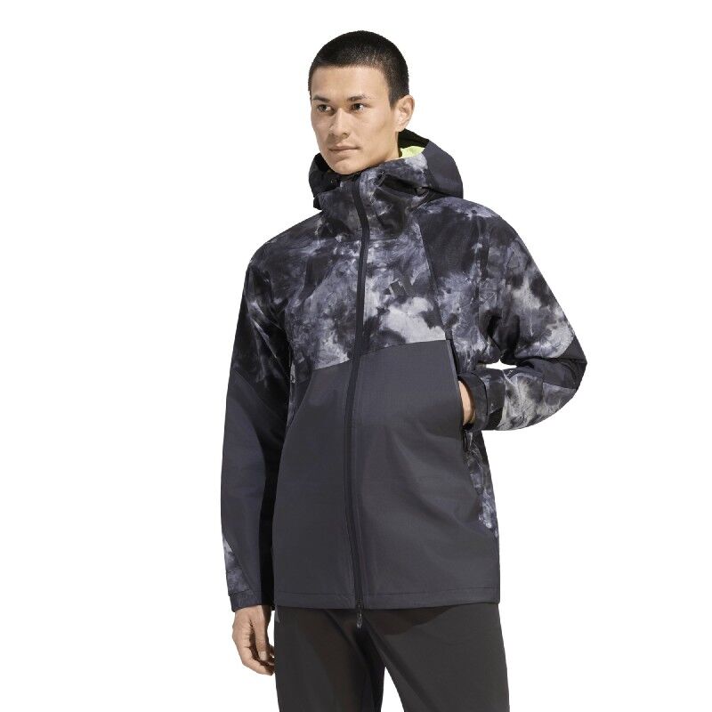 adidas Terrex Xperior Pro PRIMEKNIT Spray Dye CLIMAPROOF Jacket - Regenjacke - Herren | Hardloop