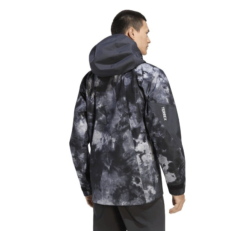 adidas Terrex Xperior Pro PRIMEKNIT Spray Dye CLIMAPROOF Jacket - Pánská nepromokavá bunda | Hardloop