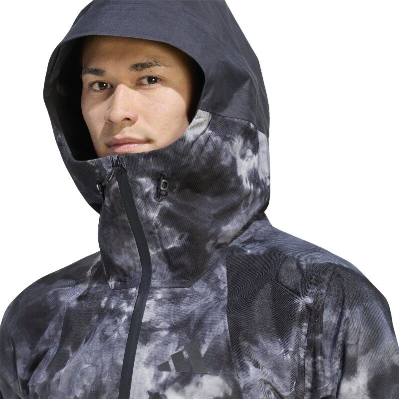 adidas Terrex Xperior Pro PRIMEKNIT Spray Dye CLIMAPROOF Jacket - Regnjacka - Herr | Hardloop