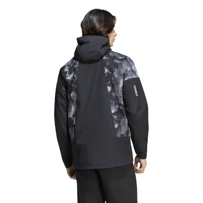 adidas Terrex Xperior 2.5 Layer Hybrid PRIMEKNIT Spray Dye CLIMAPROOF Jacket - Waterproof jacket - Men's | Hardloop