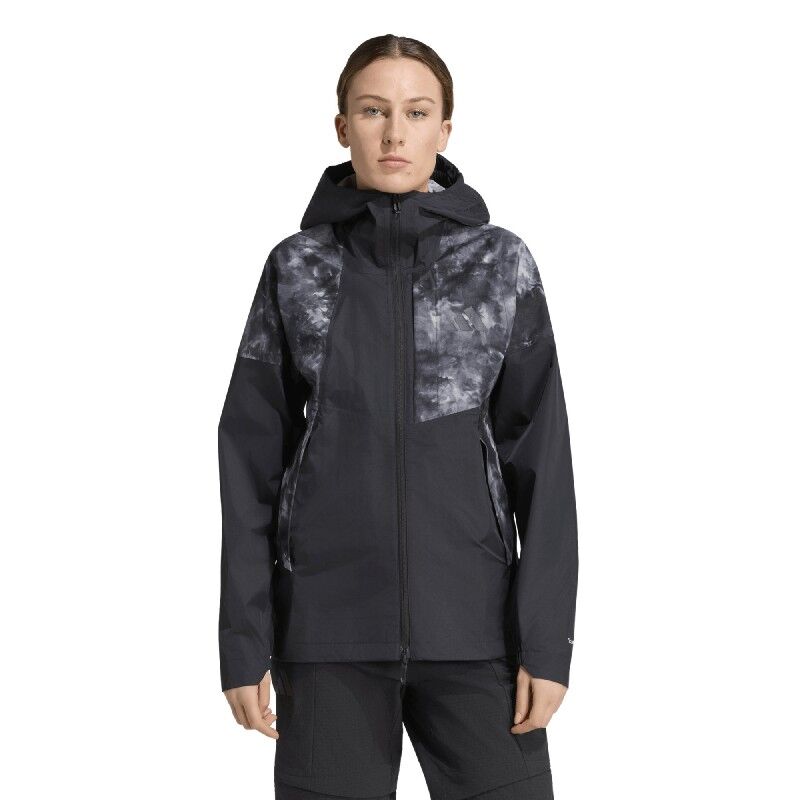 adidas Terrex Xperior 2.5 Layer Hybrid PRIMEKNIT Spray Dye CLIMAPROOF Jacket - Chaqueta impermeable - Mujer | Hardloop