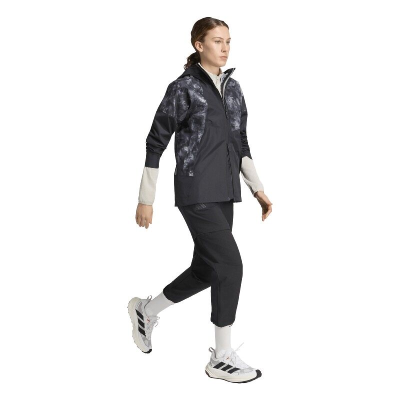 adidas Terrex Xperior 2.5 Layer Hybrid PRIMEKNIT Spray Dye CLIMAPROOF Jacket - Regnjakke - Damer | Hardloop