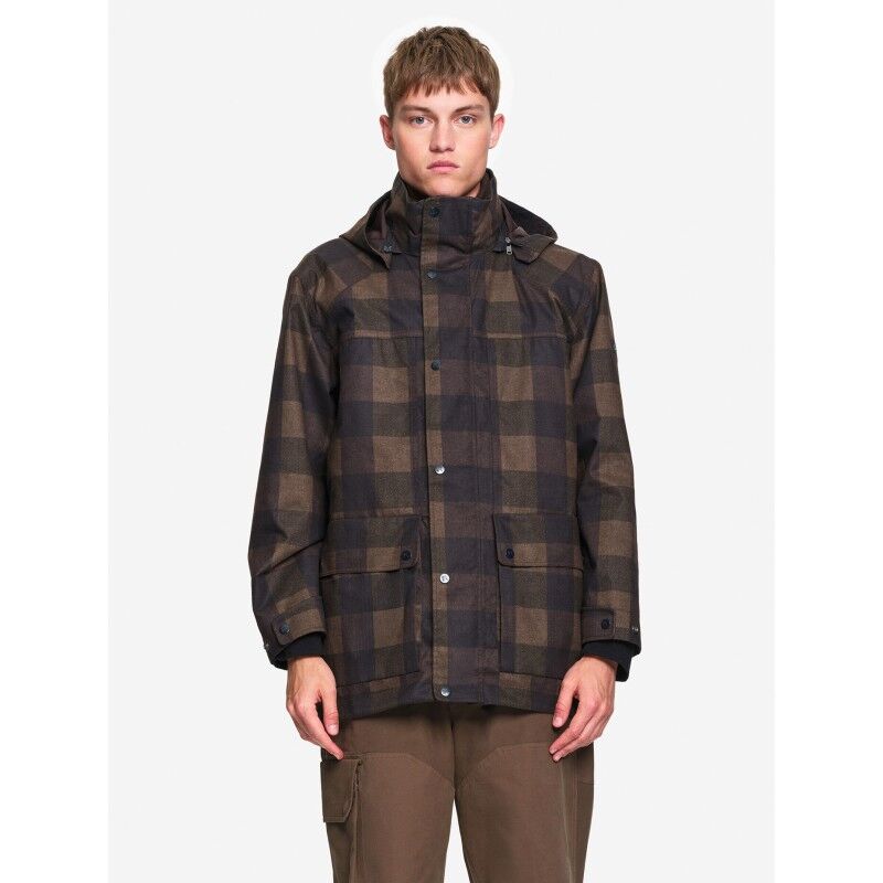 Aigle Mtd T-Kit Multi-Pocket Check-Print Coat - Vinterjacka - Herr | Hardloop