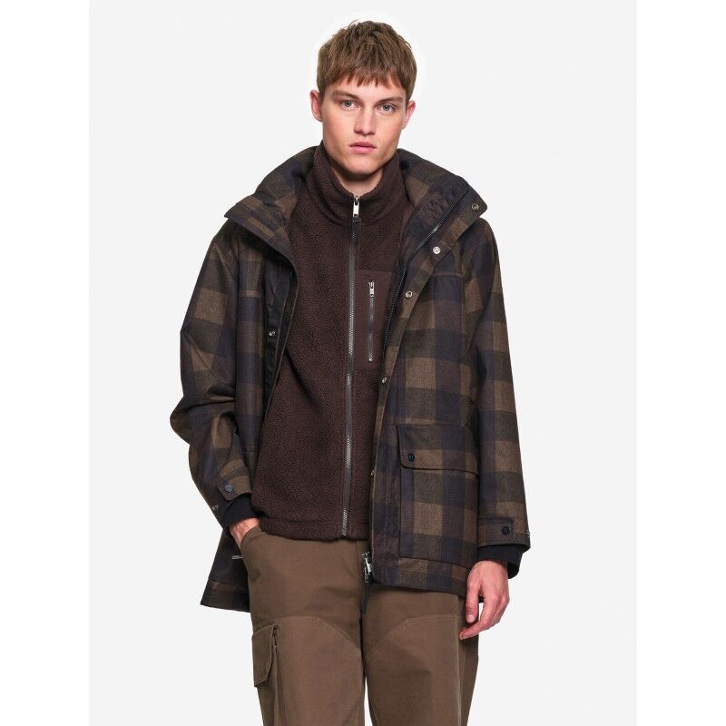 Aigle Mtd T-Kit Multi-Pocket Check-Print Coat - Płaszcz meski | Hardloop