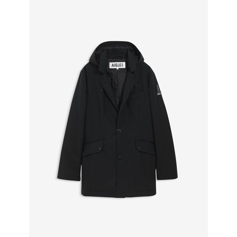 Aigle Aigle By Setchu Long Quilted And Water-Repellent Tailored Coat - Mantel | Hardloop