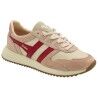 Wheat / Pearl Pink / Deep Red