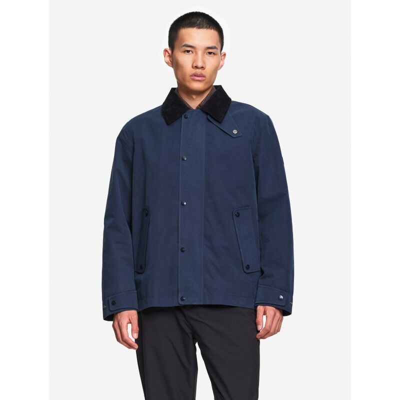 Water-Repellent Country Coat With Corduroy Collar - Vinterjacka - Herr