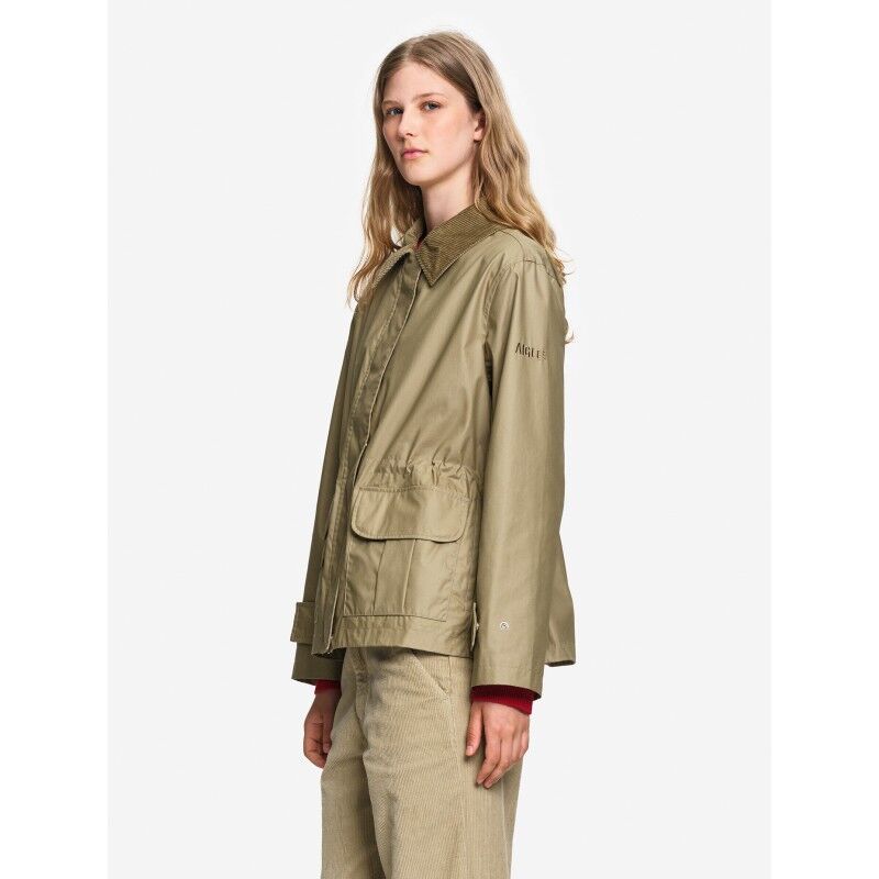 Aigle Short Waxed Parka - Parka mulher | Hardloop