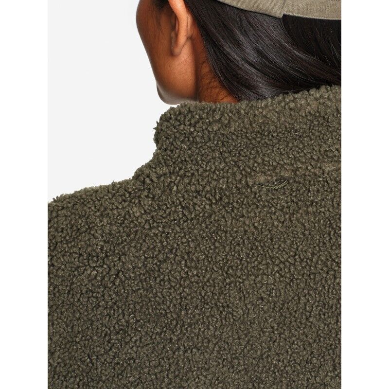 Aigle Zip-Up Sherpa Jacket With Nylon Details T-Kit - Forro polar - Mujer | Hardloop