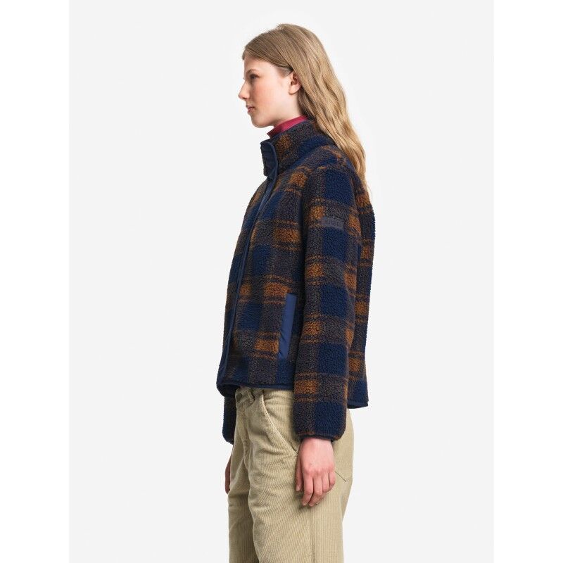 Aigle Jacquard Sherpa Jacket With Nylon Details - Polaire femme | Hardloop