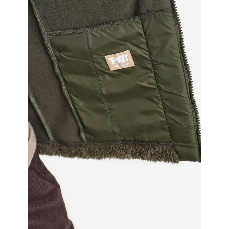 Aigle Zip-Up Sherpa Jacket With Nylon Details T-Kit - Fleece jacket - Women's | Hardloop