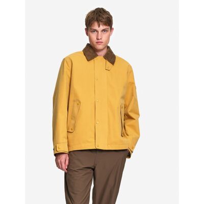 Water-Repellent Country Coat With Corduroy Collar - Giacca invernale - Uomo