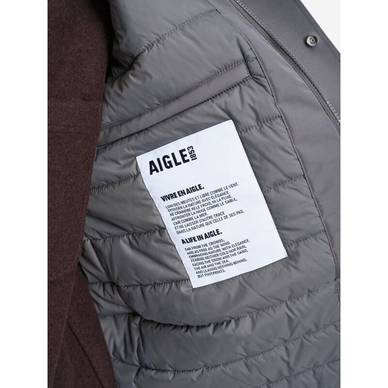 Aigle Mid-Length Parka With Mtd Hood - Parka - Men's | Hardloop