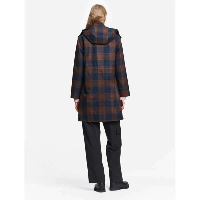 Aigle Mtd® Long Plaid Raincoat - Chaqueta impermeable - Mujer | Hardloop