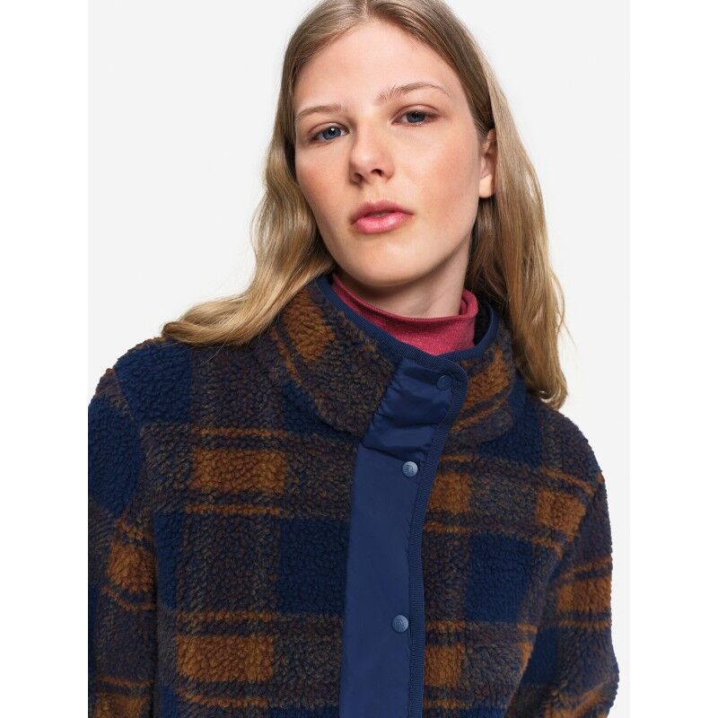 Aigle Jacquard Sherpa Jacket With Nylon Details - Fleece jacket - Women's | Hardloop