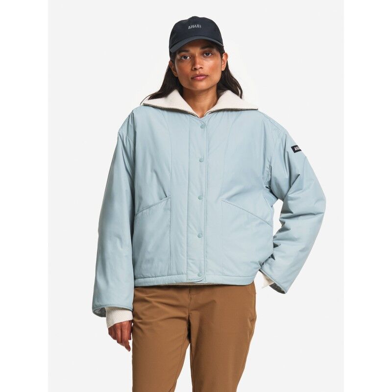 Repreve® Water-Repellent Boxy Quilted Jacket - Synthetic jacket - Women's