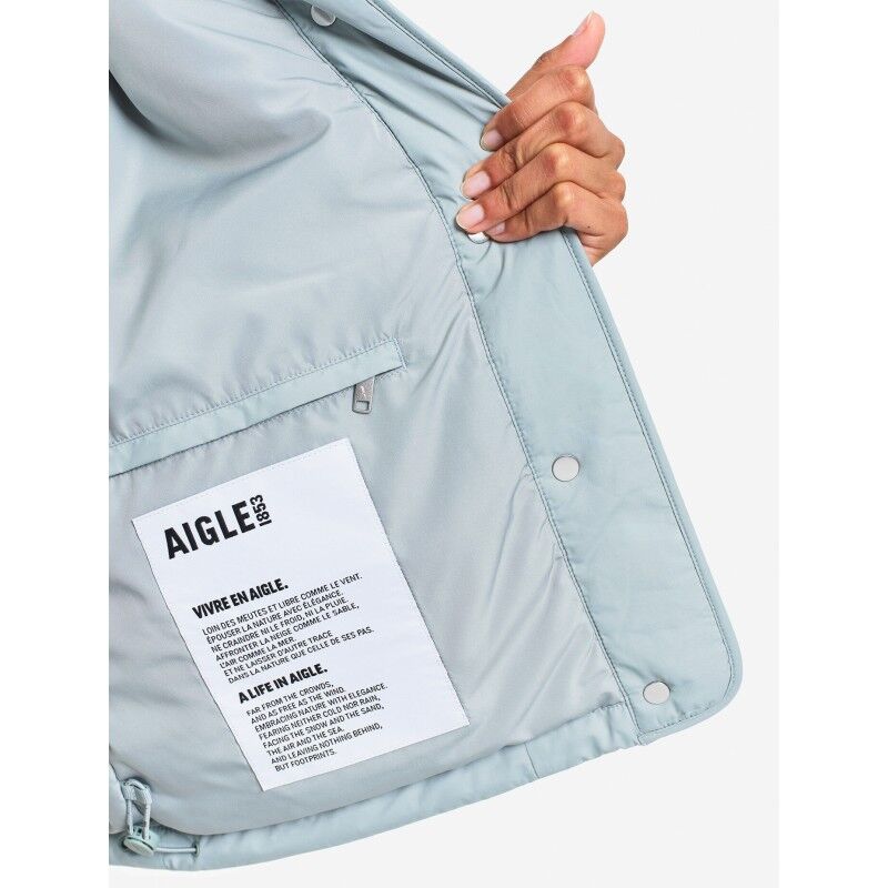 Aigle Repreve® Water-Repellent Boxy Quilted Jacket - Doudoune femme | Hardloop