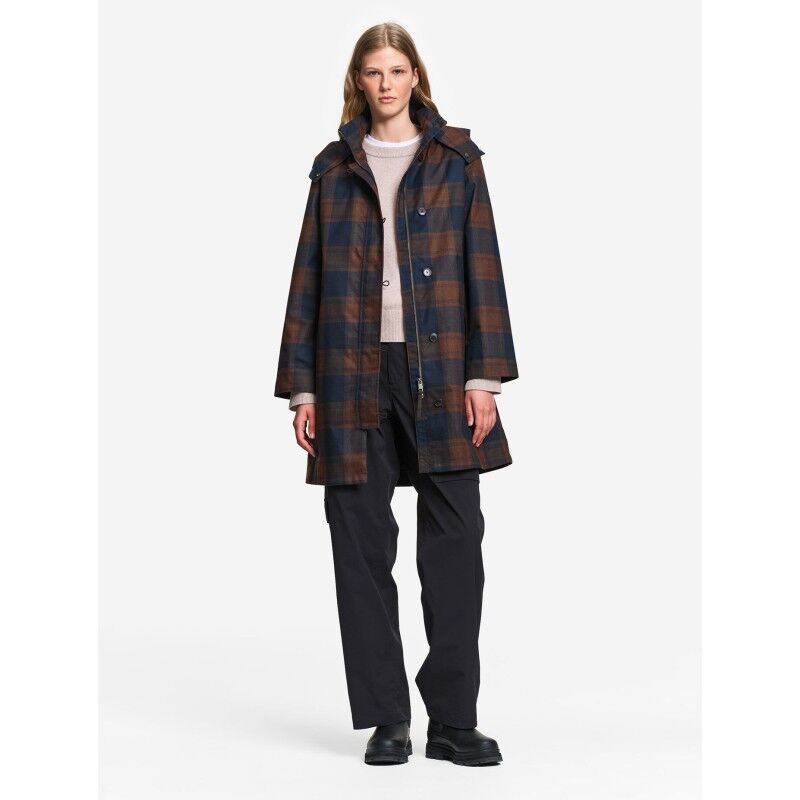 Aigle Mtd® Long Plaid Raincoat - Regnjakke - Damer | Hardloop