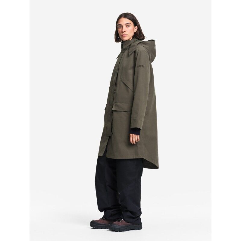 Aigle Mtd® Long Raincoat - Veste imperméable femme | Hardloop
