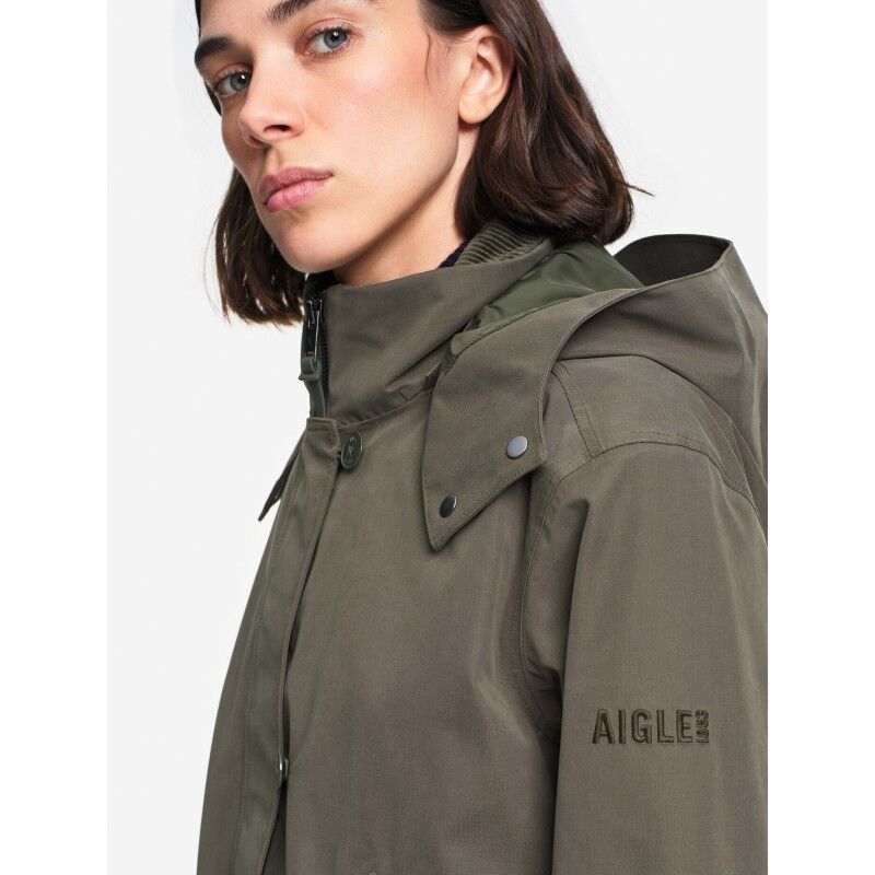 Aigle Mtd® Long Raincoat - Veste imperméable femme | Hardloop