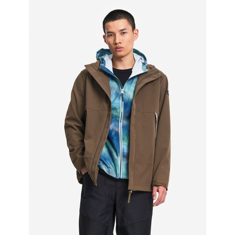 Short 3-Layer Water-Repellent Jacket With Elasticated Details And Large Zipped Pockets T-Kit - Jacket - Men's