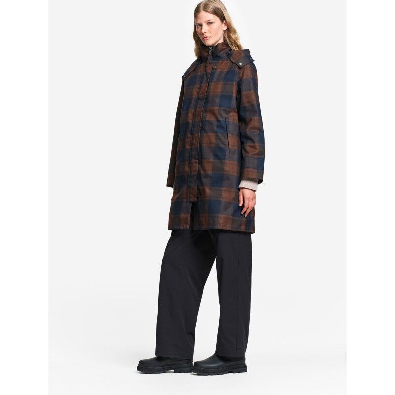 Aigle Mtd® Long Plaid Raincoat - Regnjakke - Damer | Hardloop