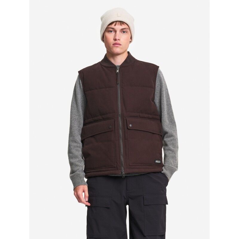 Blouson sans manche déperlant avec matelassage et grandes poches - Kunstfaserweste - Herren