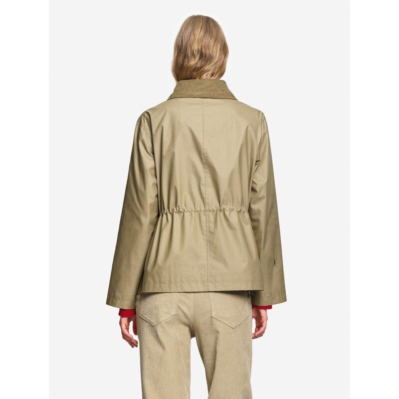 Aigle Short Waxed Parka - Parka - Dames | Hardloop