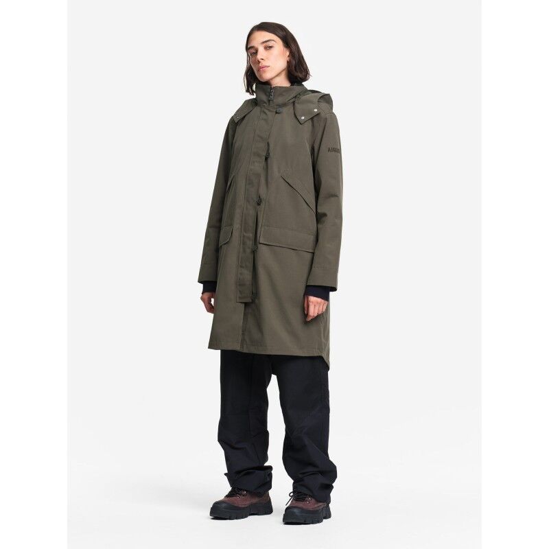 Aigle Mtd® Long Raincoat - Veste imperméable femme | Hardloop