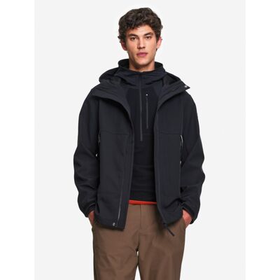 Short 3-Layer Water-Repellent Jacket With Elasticated Details And Large Zipped Pockets T-Kit - Jacke - Herren