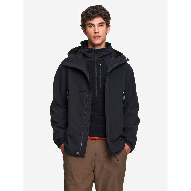 Short 3-Layer Water-Repellent Jacket With Elasticated Details And Large Zipped Pockets T-Kit - Pánská bunda