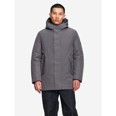 Mid-Length Parka With Mtd Hood - Parka homme