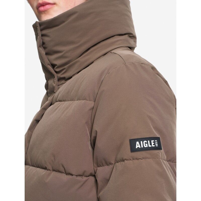 Aigle Water-Repellent Short Puffer Jacket In Repreve - Synthetic jacket - Women's | Hardloop