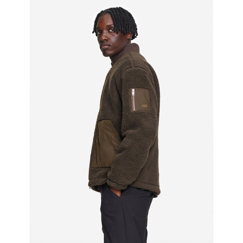 Aigle Sherpa Bomber Jacket With Two-Way Zip - Giacca in pile - Uomo | Hardloop