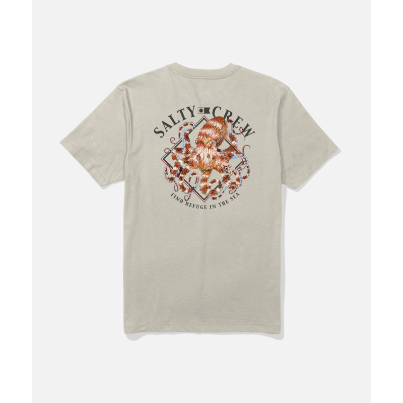 Salty Crew Octopod Ss Tee - T-shirt - Herr | Hardloop