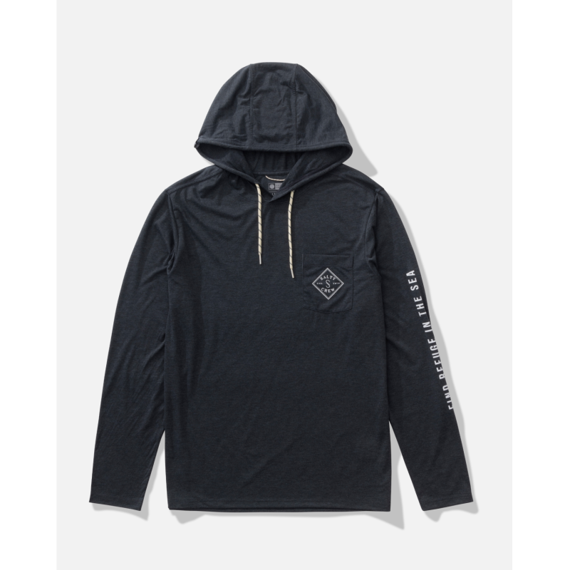 Salty Crew Tippet Hood Tech Tee - UV Shirts - Herr | Hardloop
