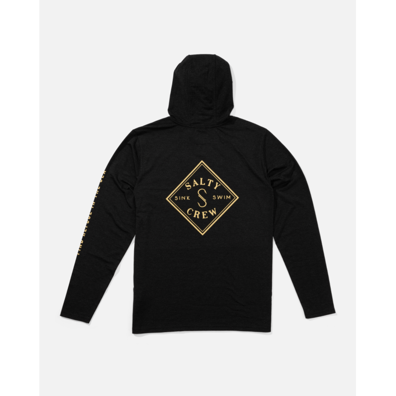 Salty Crew Tippet Hood Tech Tee - UV Shirts - Heren | Hardloop
