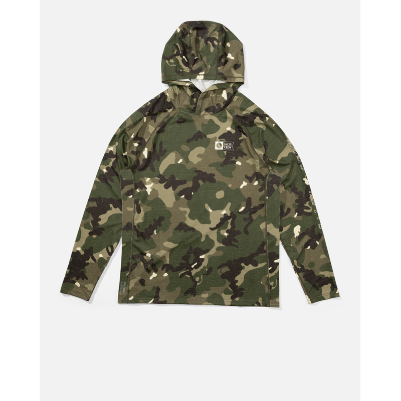 Salty Crew Apex Perforated Hood - Camiseta Anti-UV - Hombre | Hardloop