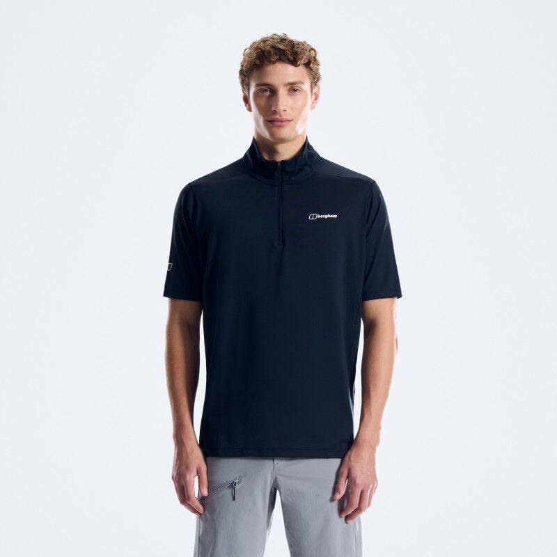 Berghaus Bowburn Half Zip Tech Tee - T-shirt - Men's | Hardloop